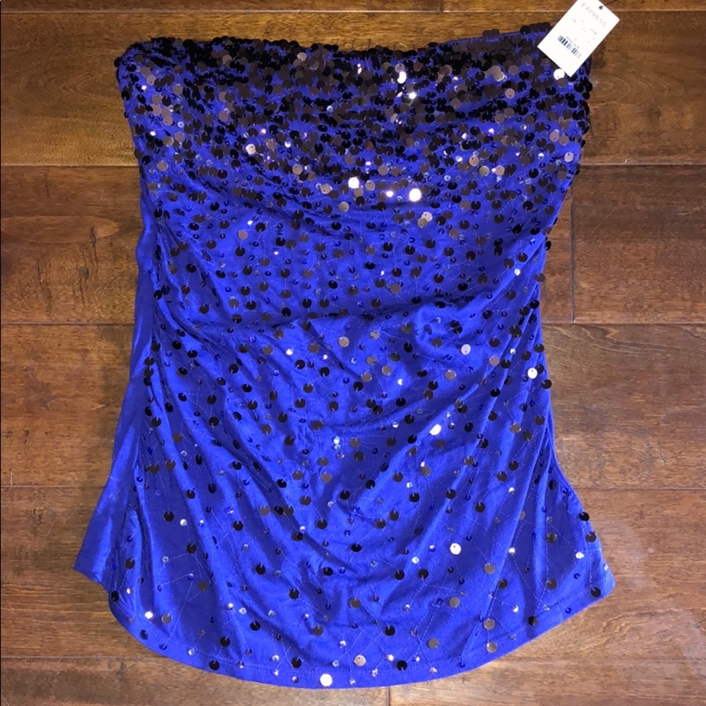 NWT Express strapless top